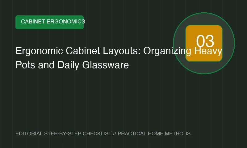 Ergonomic Cabinet Layouts: Organizing Heavy Pots and Daily Glassware